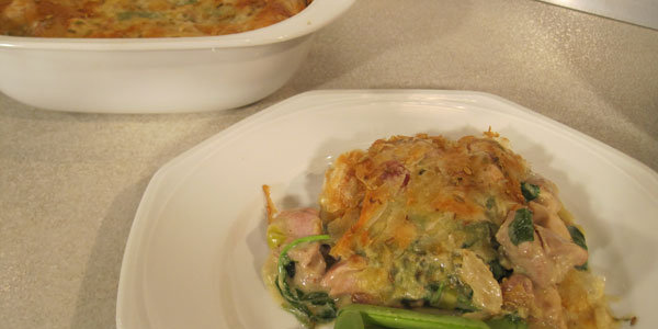 Chicken Pie with Celeriac Mash