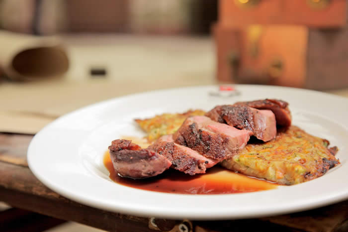 Duck Breast with Madeira Sauce
