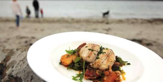 mackrel warm potato salad