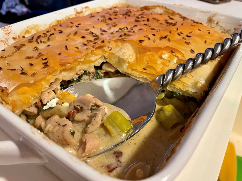 Chicken and Tarragon Pie