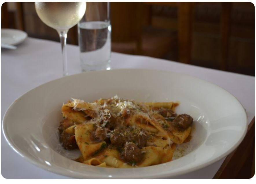 Pappardelle with Wild Boar Sausage Ragout