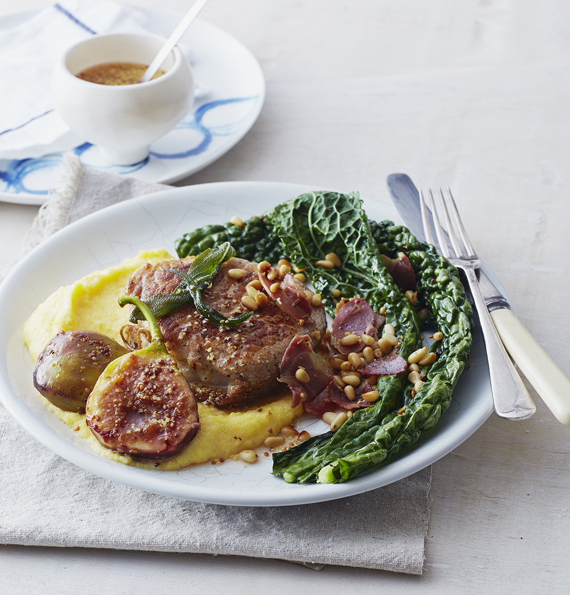 The Perfect Pork Steak with Polenta