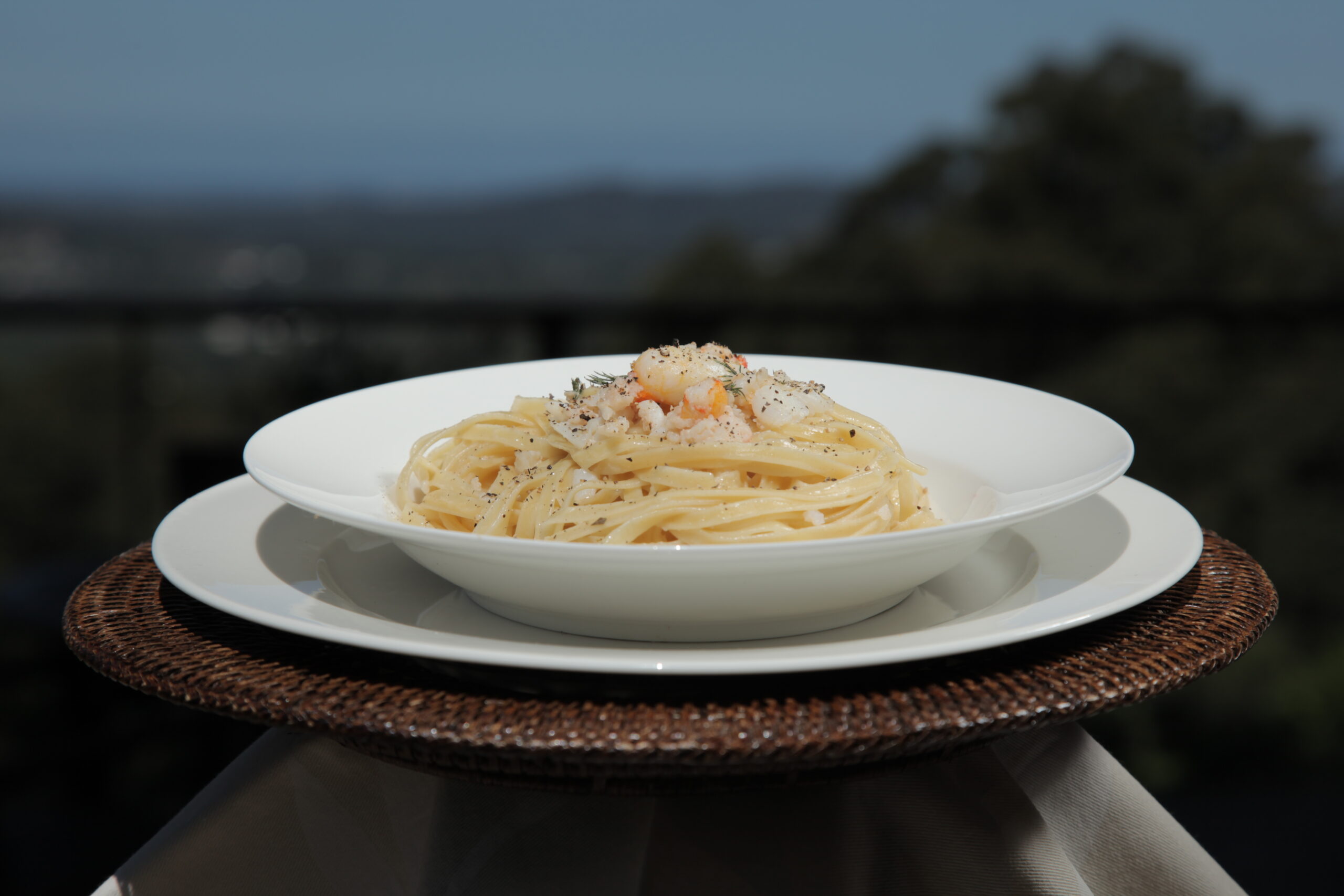 Linguine with Spanner Crab and Lemon Myrtle
