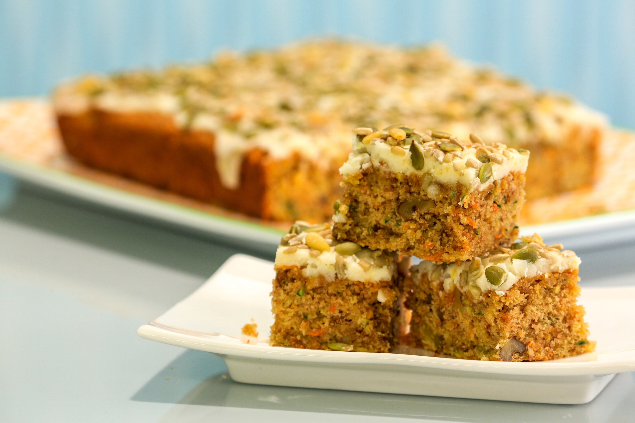 Gluten-Free Carrot & Zucchini Slab Cake