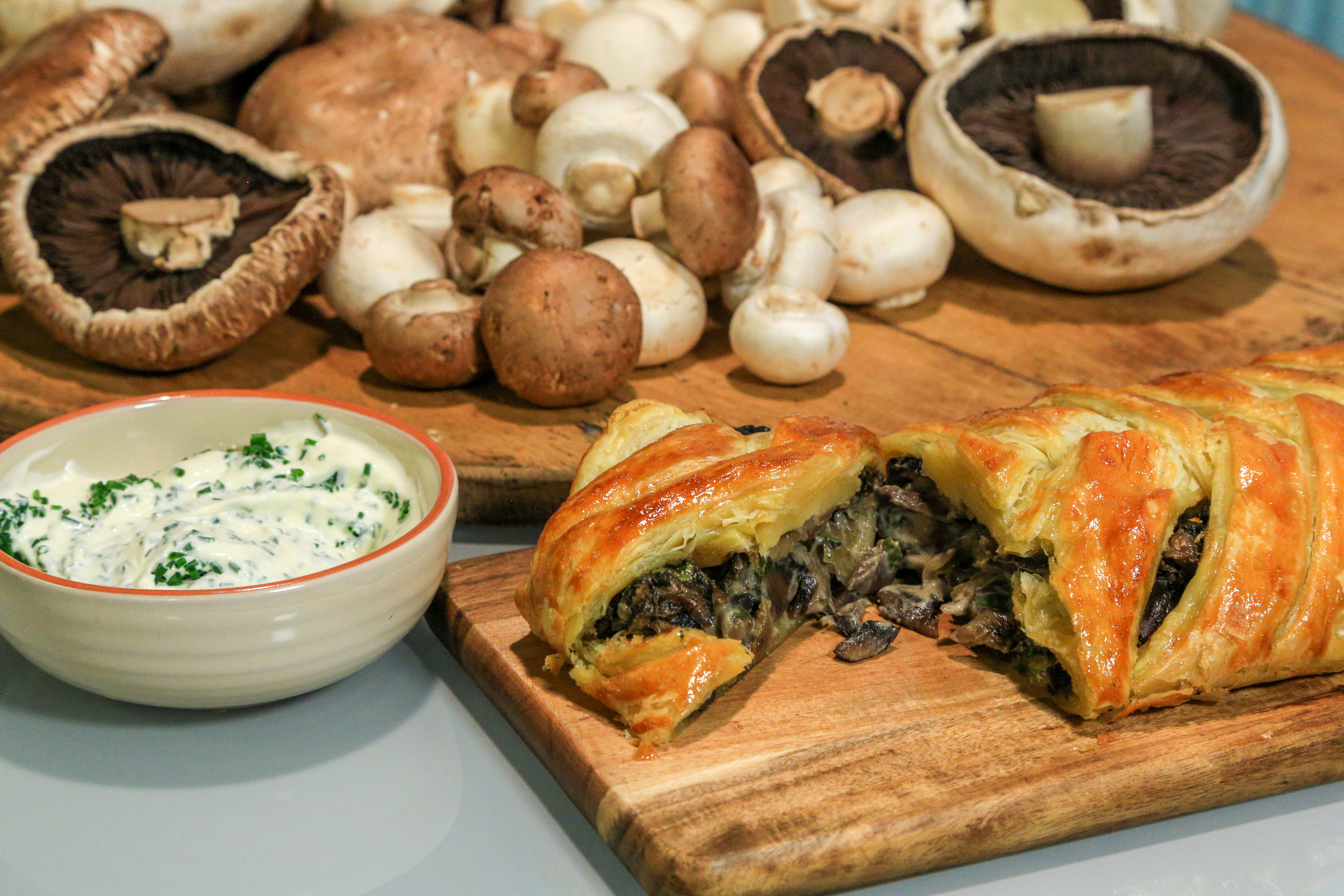 Mushroom Strudel