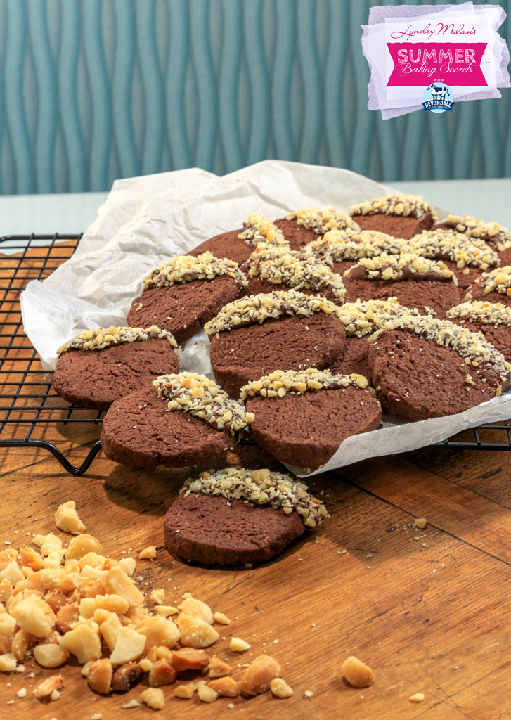 Double Chocolate Macadamia Biscuits