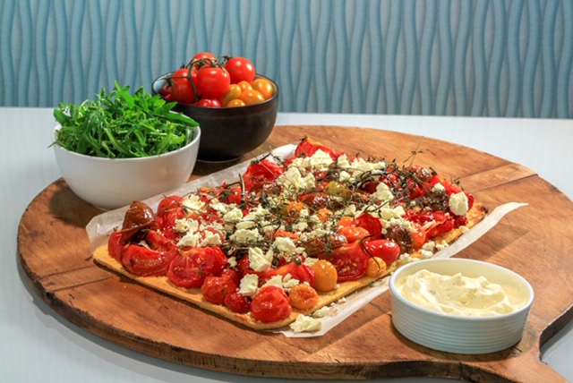 Roasted Summer Tomato Tart