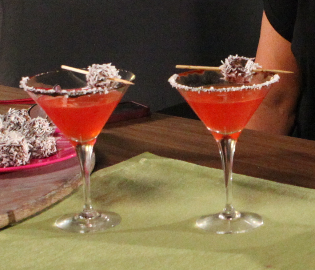 Lamingtini Cocktail