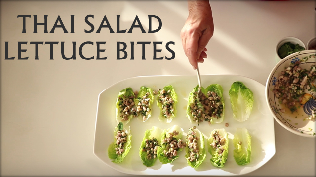 Thai Salad Lettuce Bites