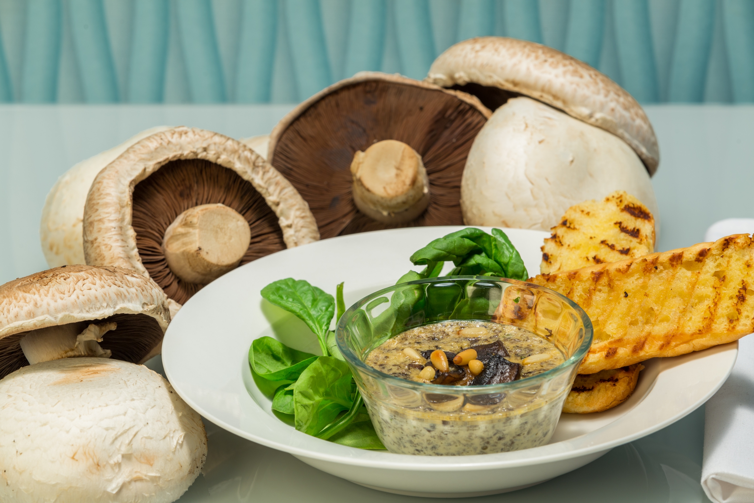 Mushroom Custards