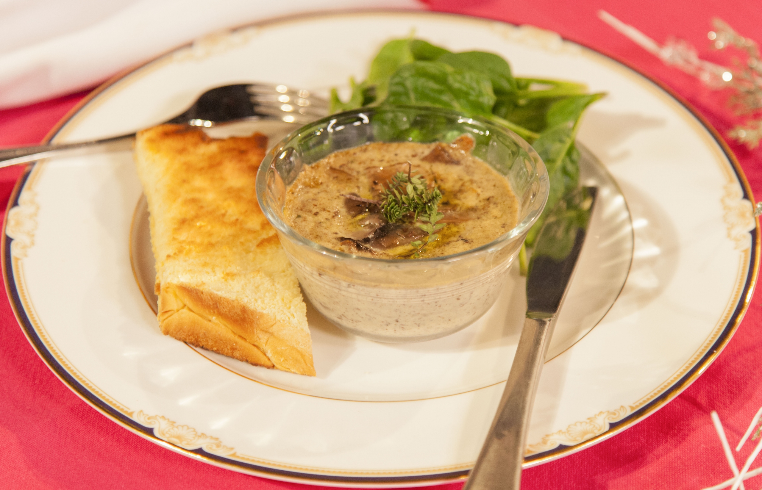 Mushroom and Porcini Custards