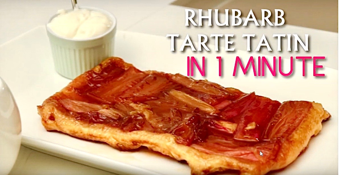 Rhubarb Tarte Tatin