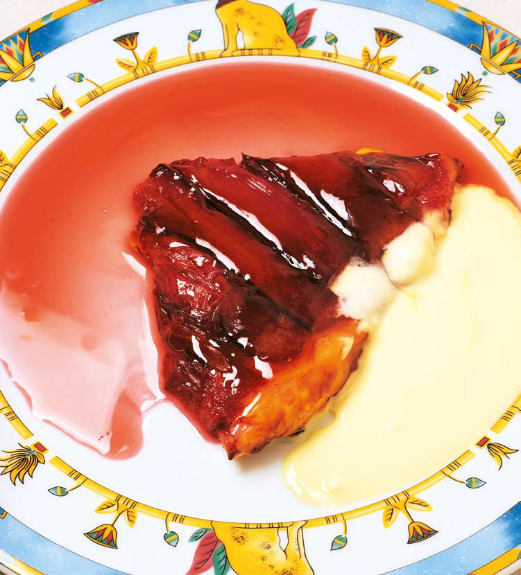Rhubarb Tarte Tatin