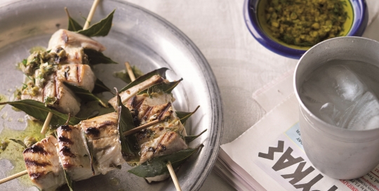 Swordfish Souvlaki