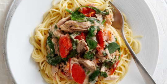 Chilli tuna pasta
