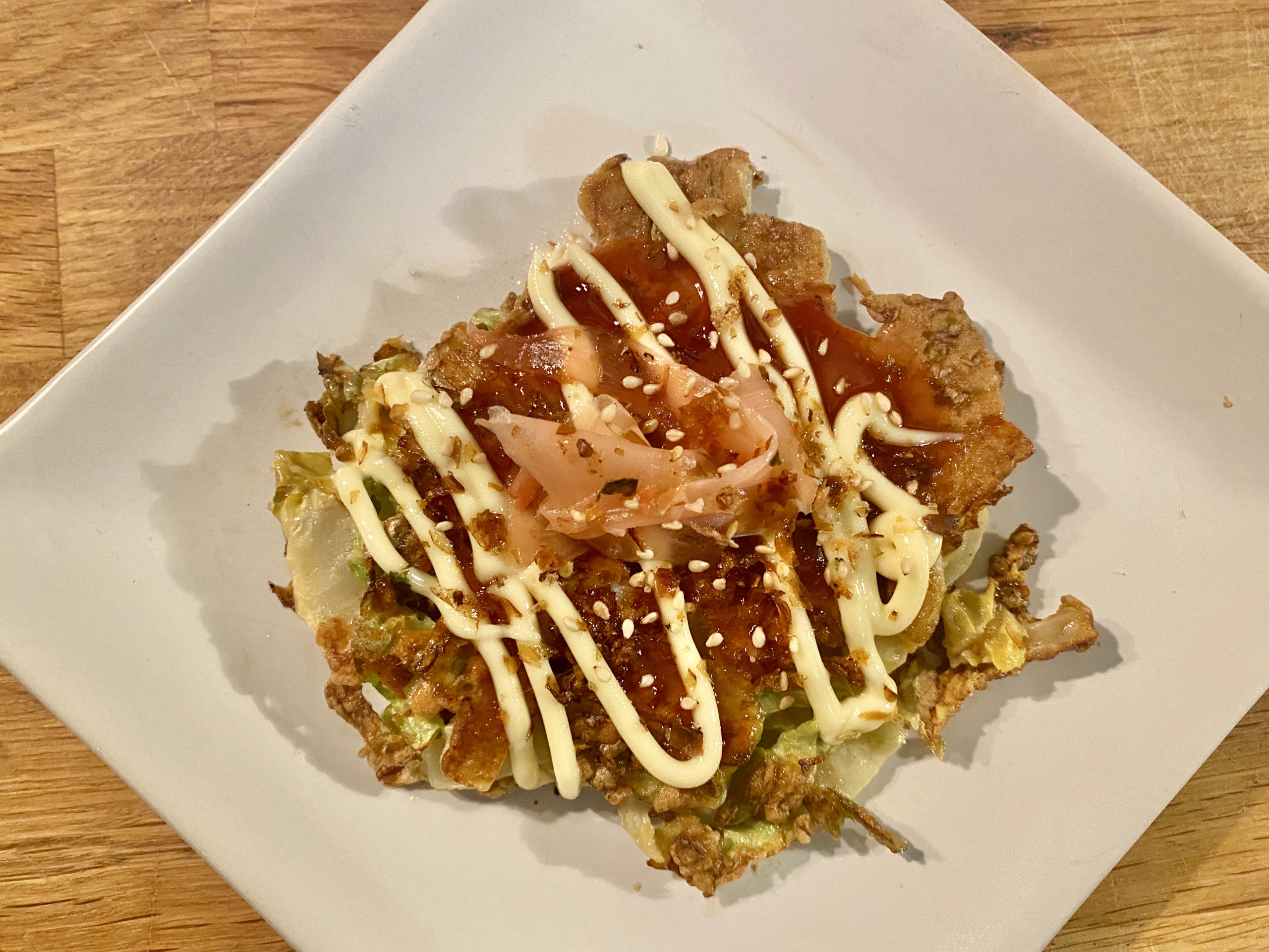 Easy Okonomiyaki or Japanese Pancakes