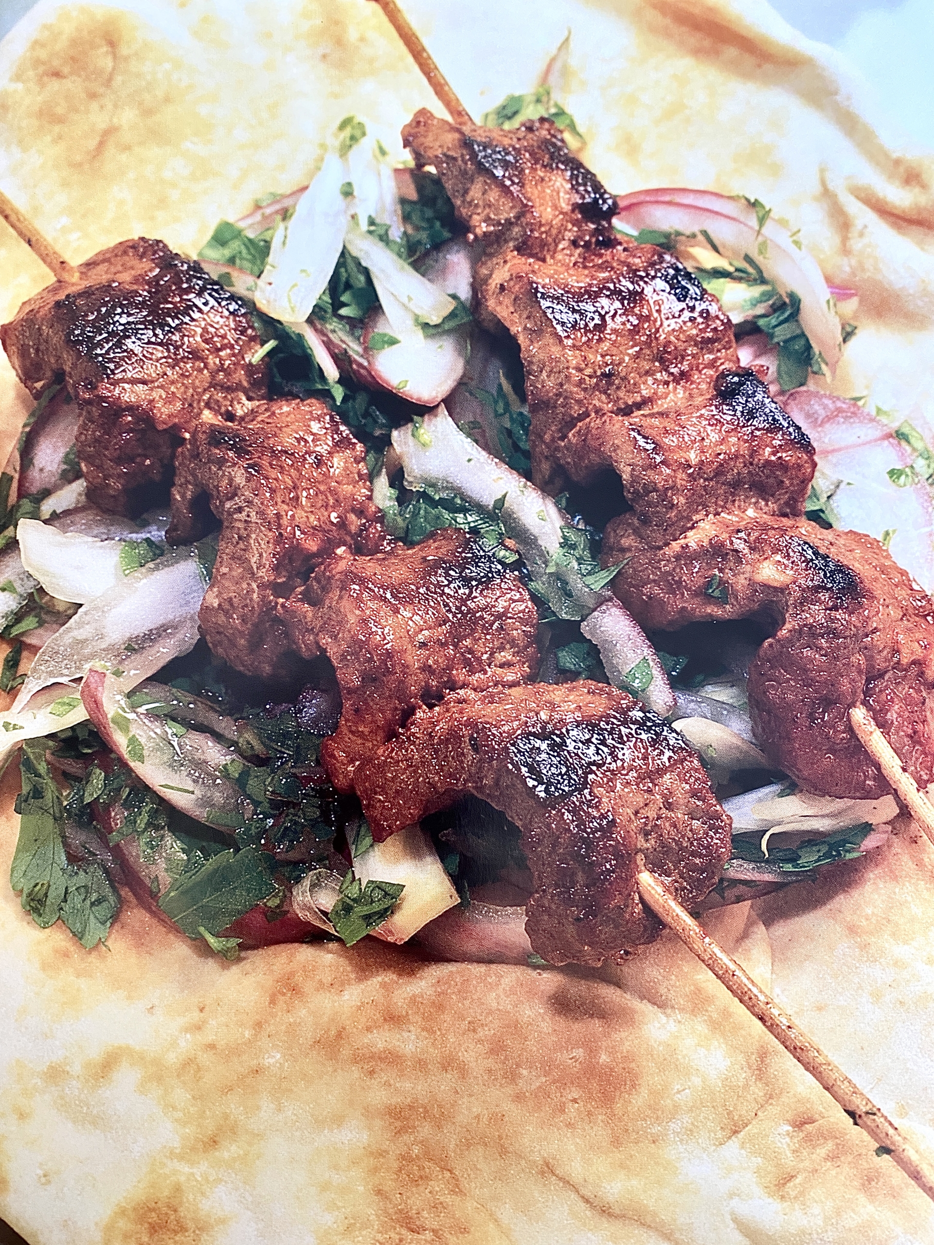 Turkish Lamb with Onion & Parsley Salad
