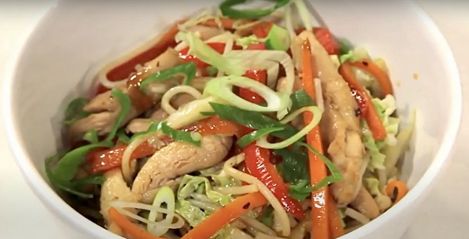 Chicken, Vegetable & Noodle Stir-Fry