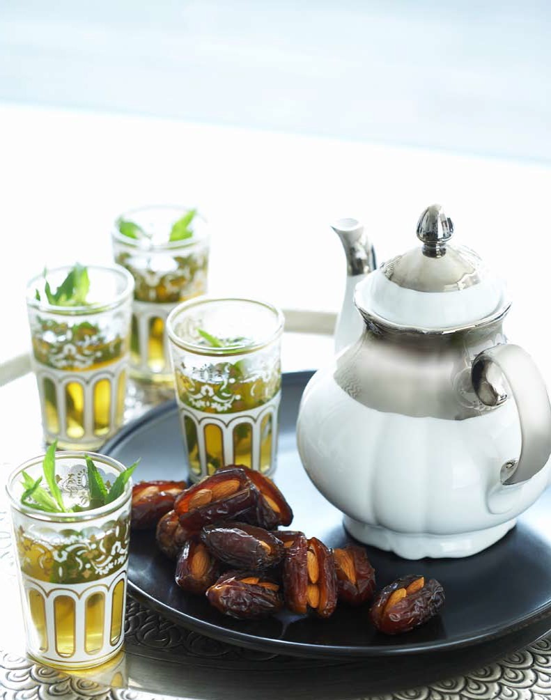 Mint Tea and Stuffed Dates
