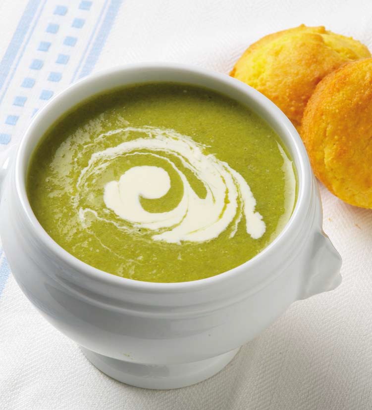 Chilled Minted Pea & Lettuce Soup