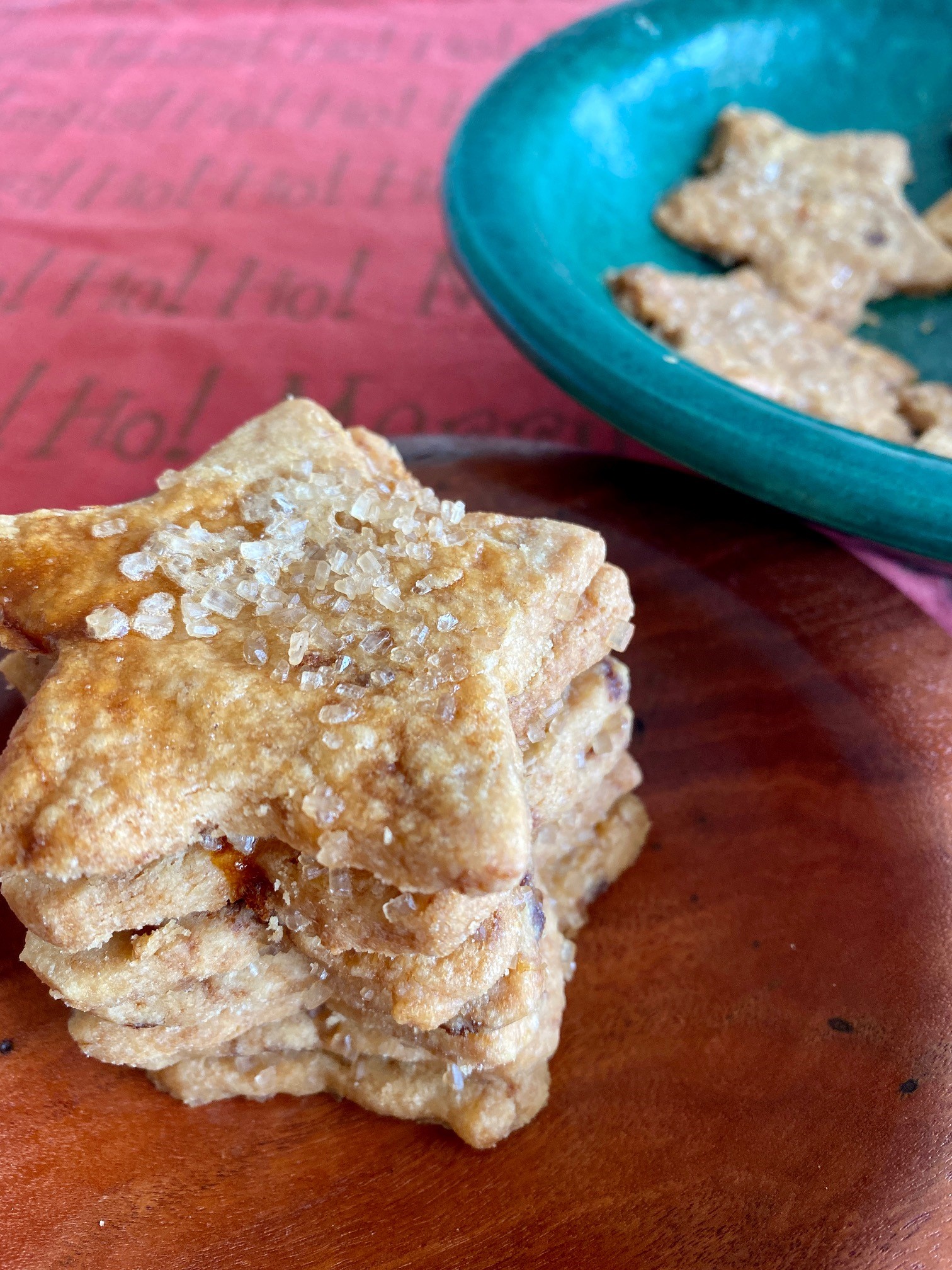 Brown Sugar Shortbread Stars