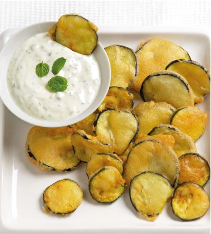 Eggplant and Zucchini Fritters