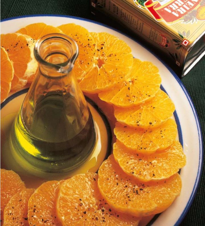 Oranges with Honey and Olive Oil