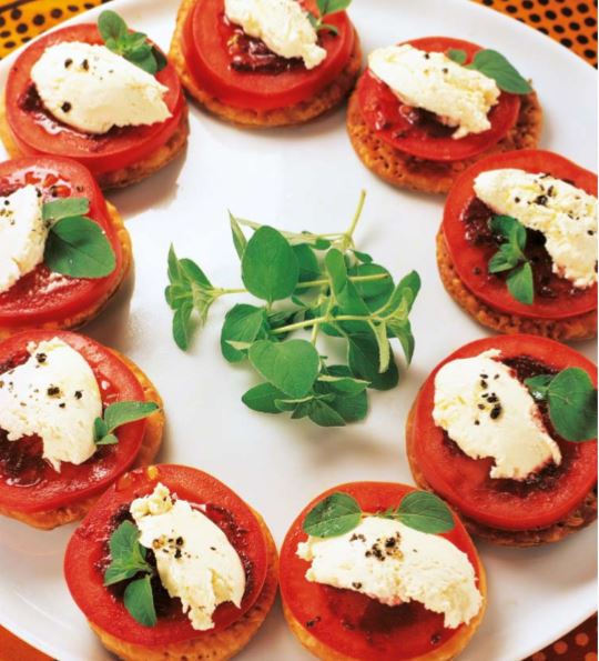 Tomato Tarts with Fetta and Tapenade