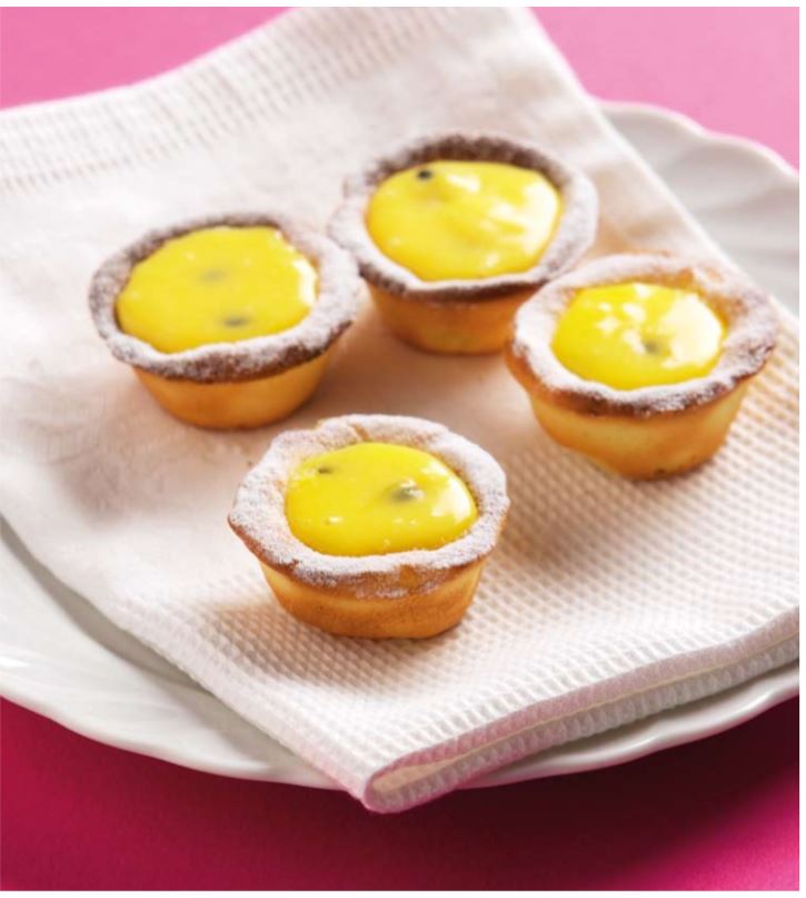 Tiny Passionfruit Butter Tarts