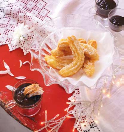 Mini Churros & Hot Chocolate Shots
