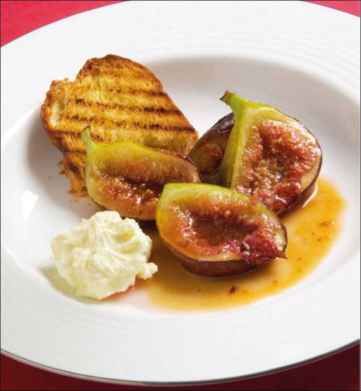Honeyed Figs with Brioche