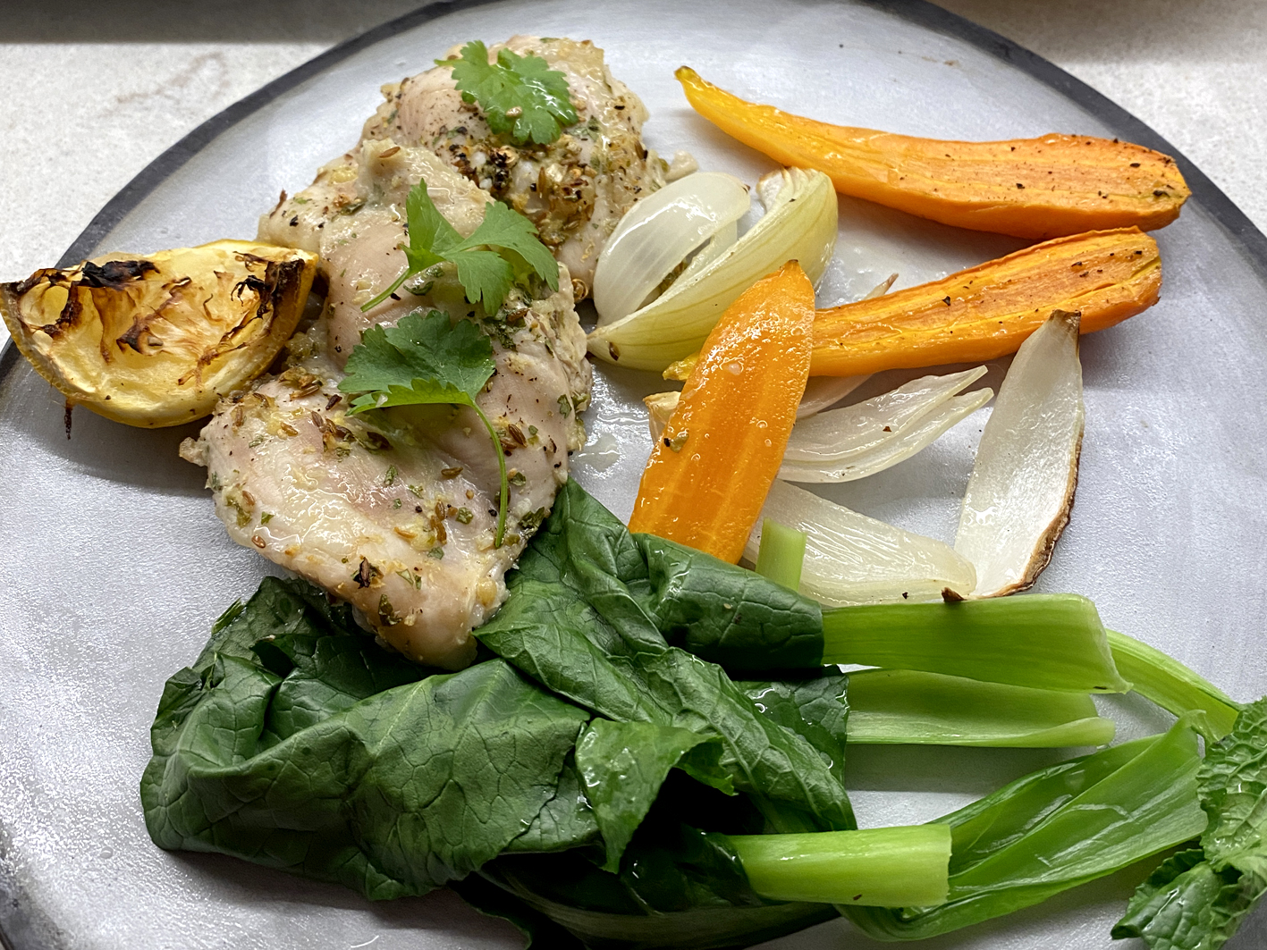 Coriander Chicken Traybake