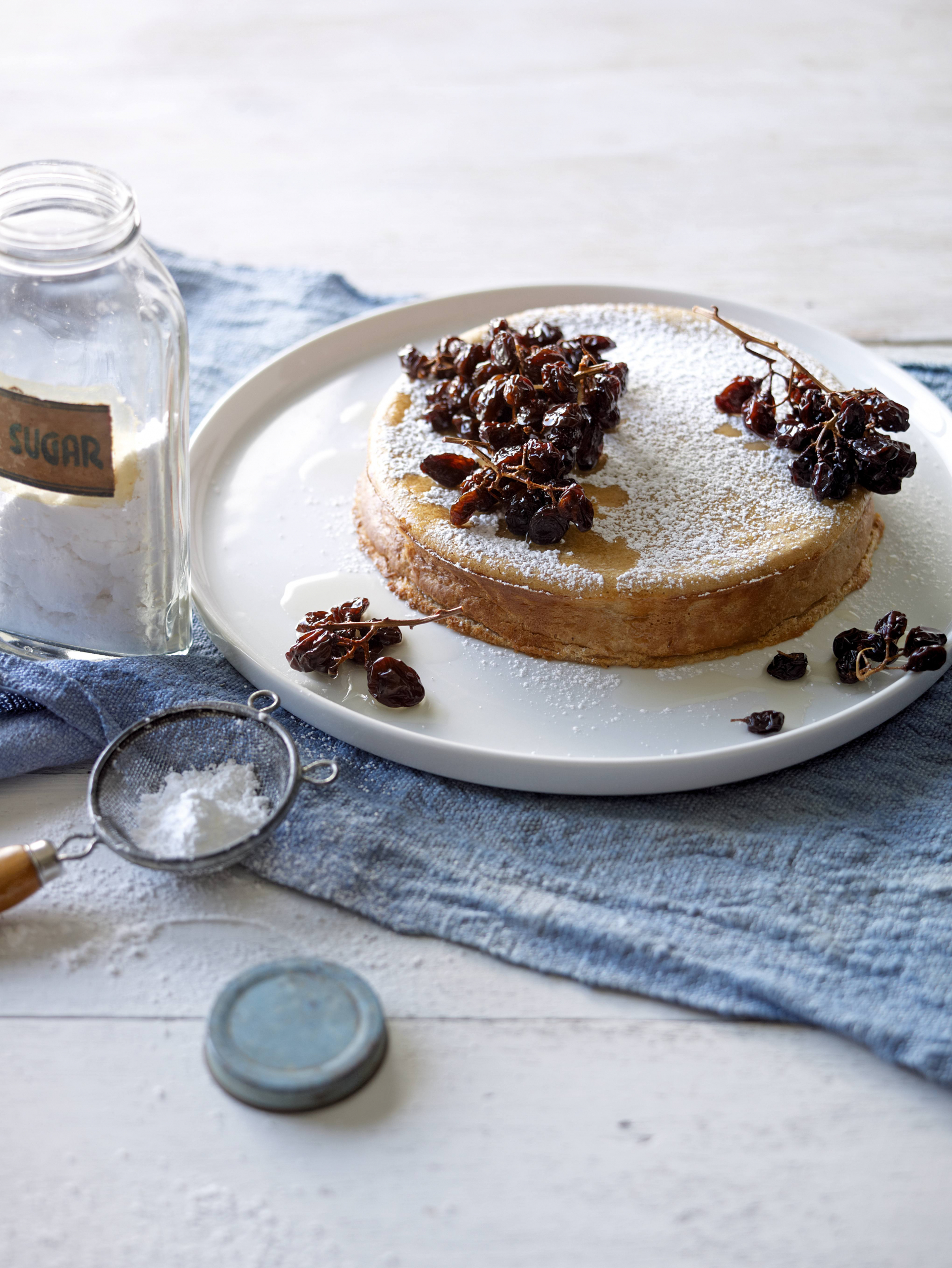 Greek Cheesecake with Muscatels