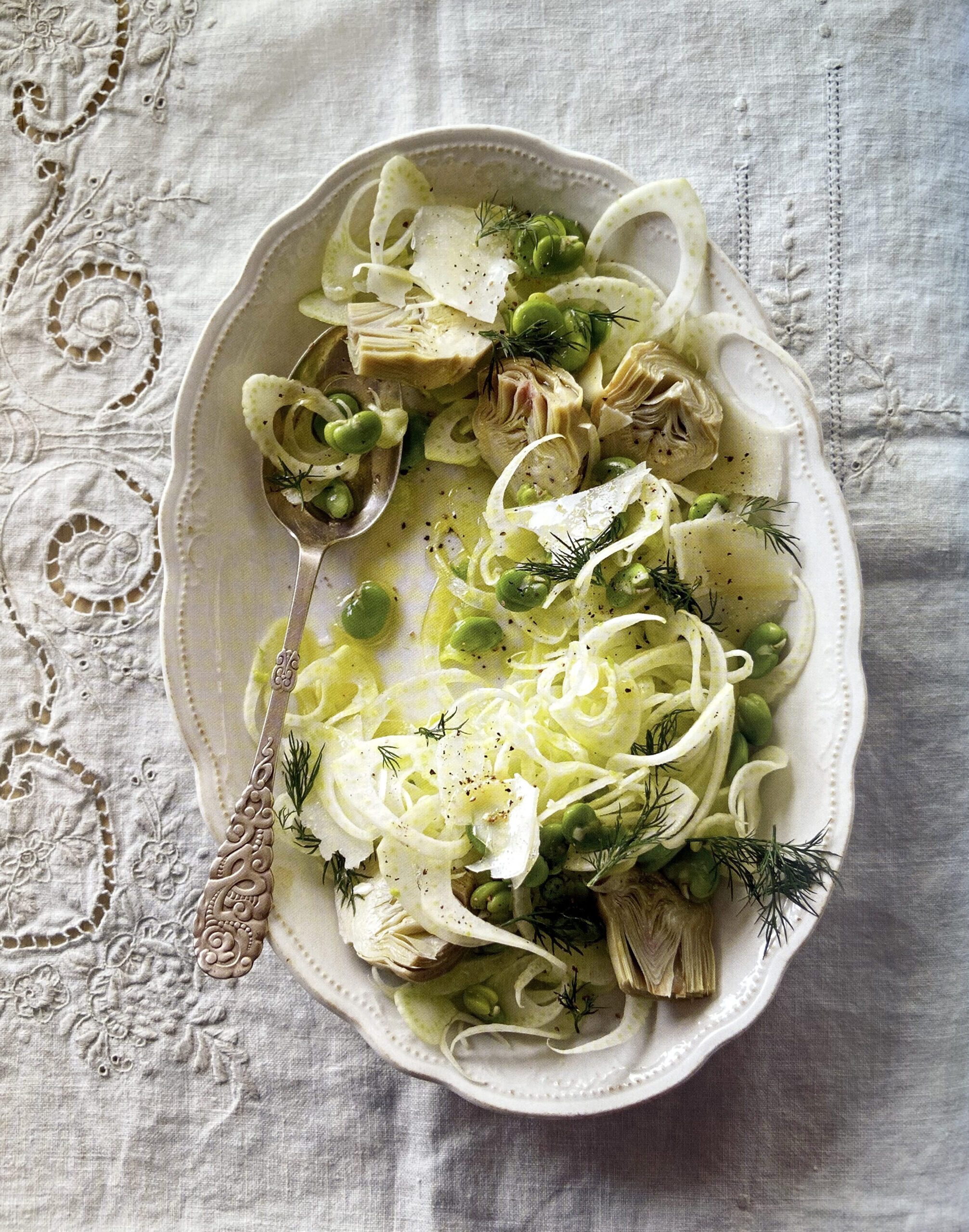 Fennel, Artichoke and Broad Bean Salad
