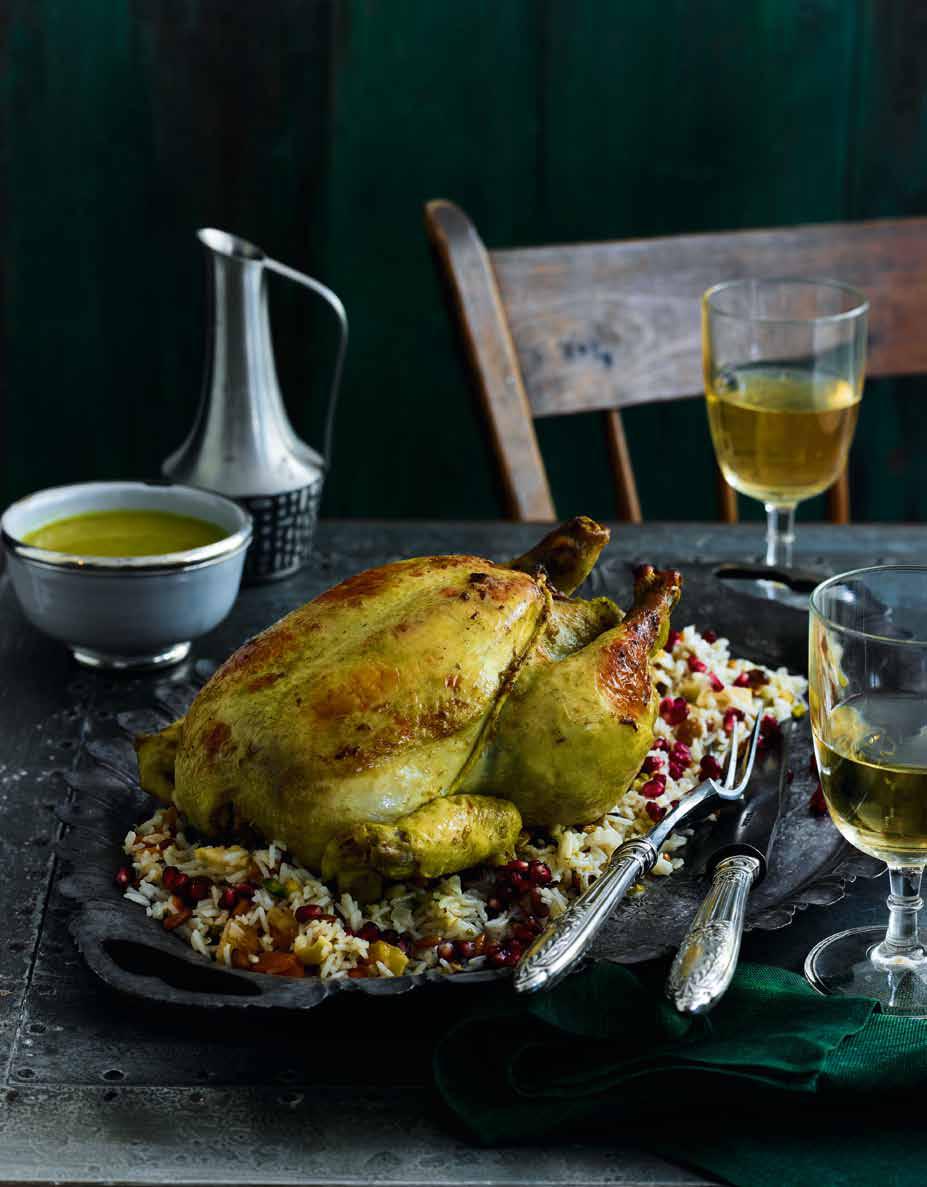 Persian Chicken with Walnuts & Pomegranate