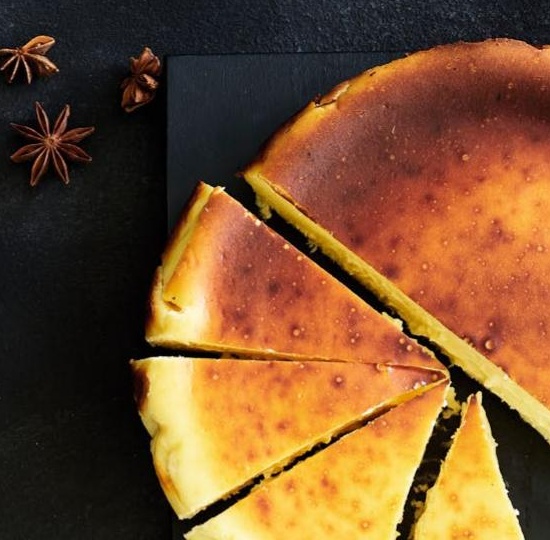 Spiced Basque-Inspired Cheesecake